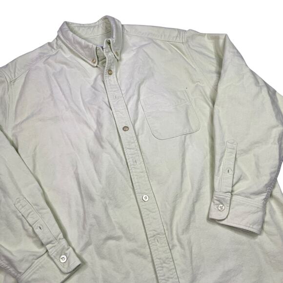 Old Bull Lee Neon Heavyweight Button Down Surf Oxford Shirt Pickle FLAW Green XL - Picture 3 of 8